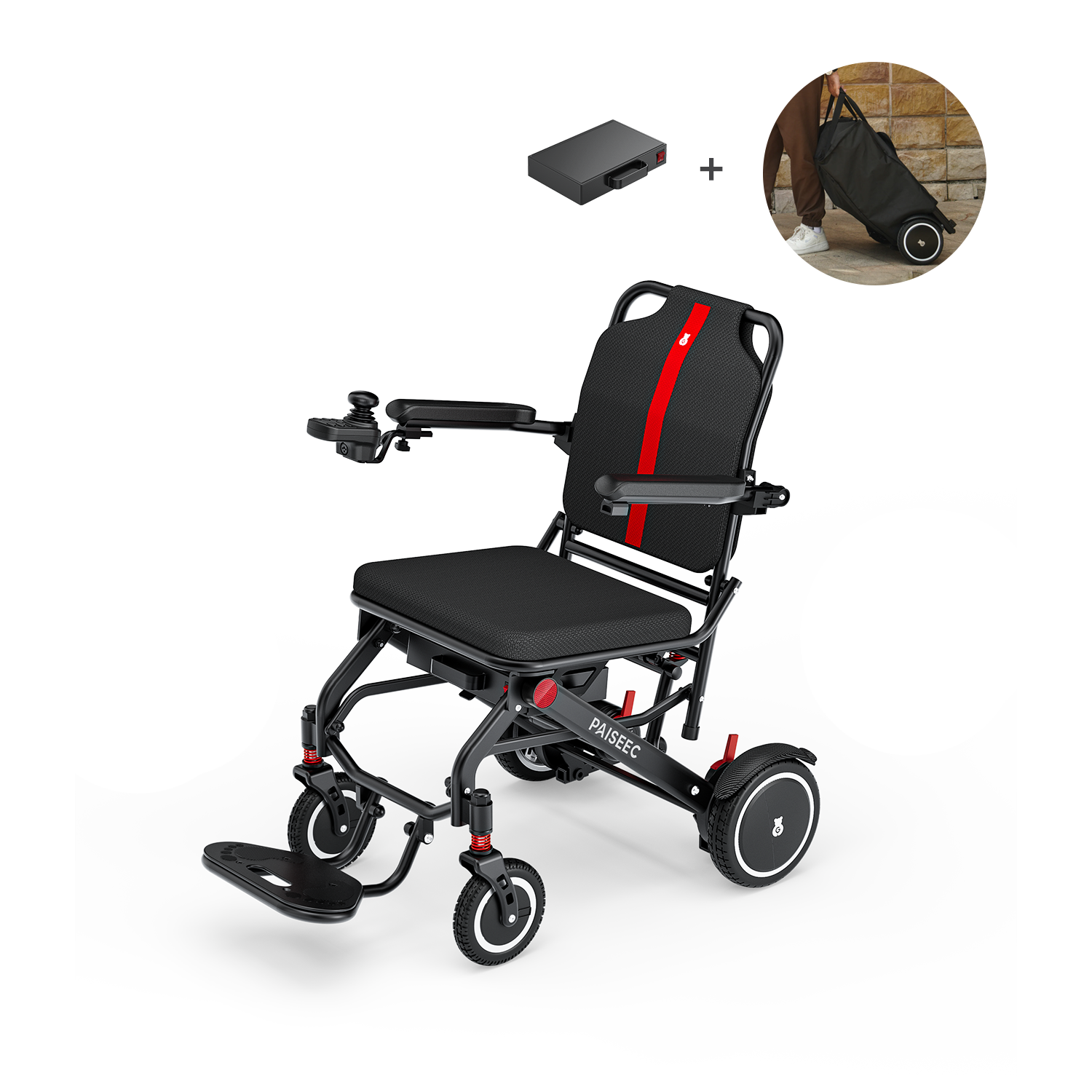 Paiseec Lightweight Electric Wheelchair Q3