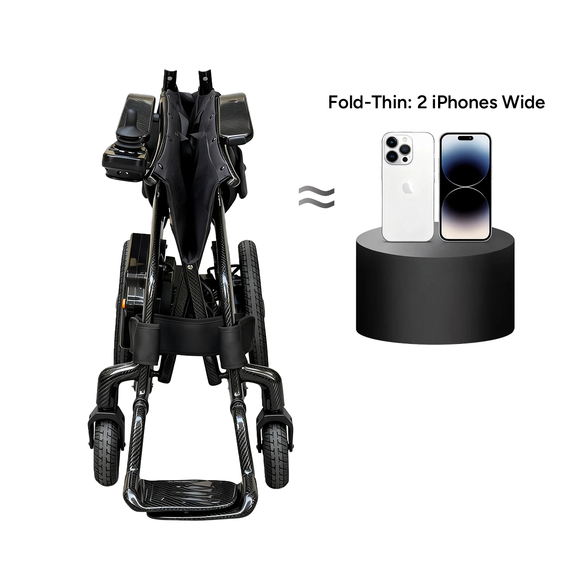 Paiseec Carbon Fiber Electric Wheelchair Q5