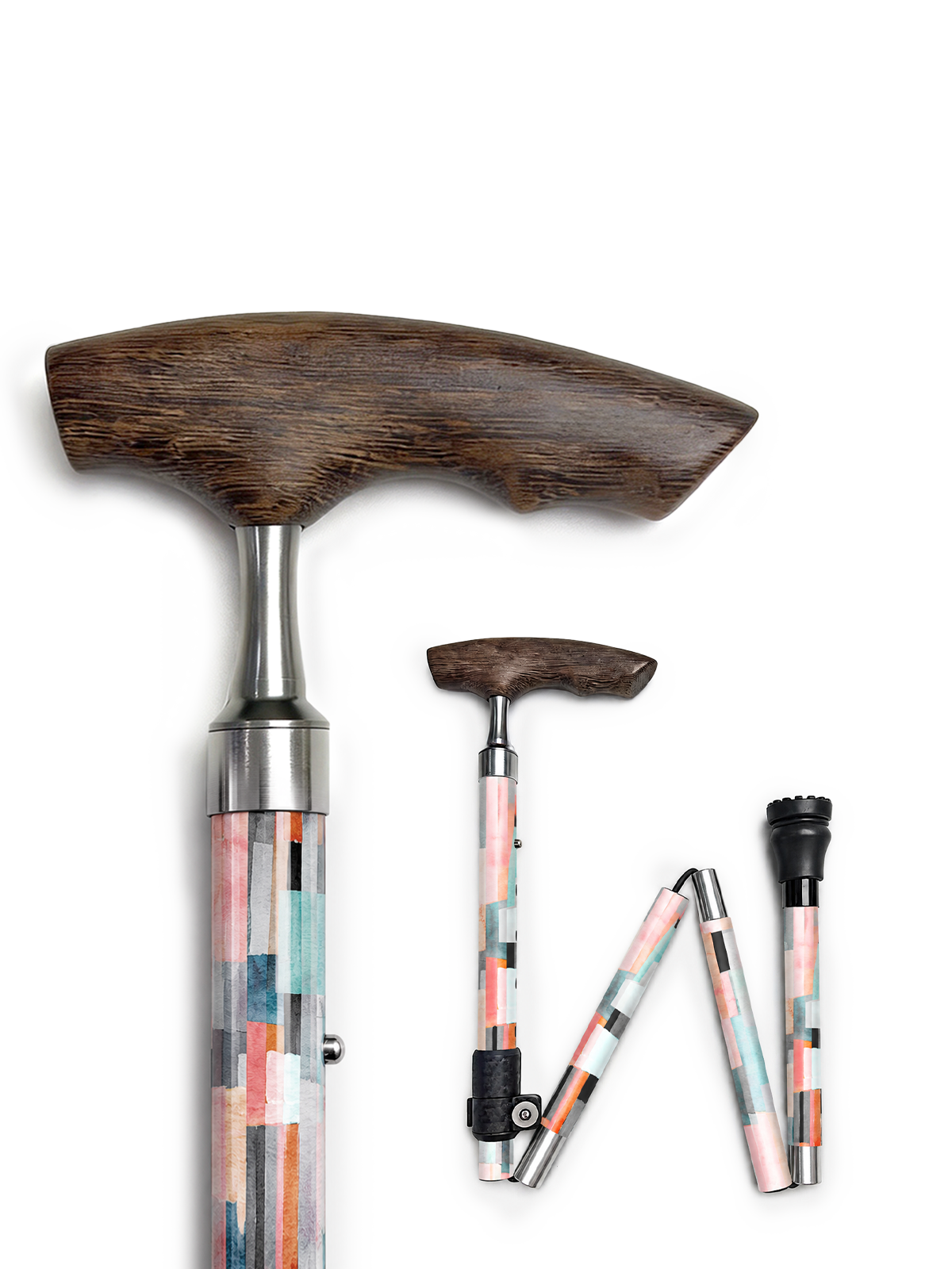 Patterned Aluminum Cane – Lightweight Walking Cane | Paiseec – Model A1