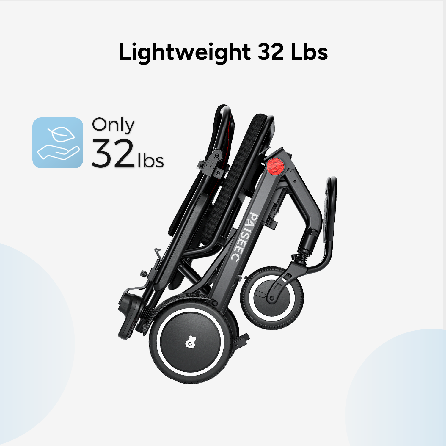 Paiseec Lightweight Electric Wheelchair Q3