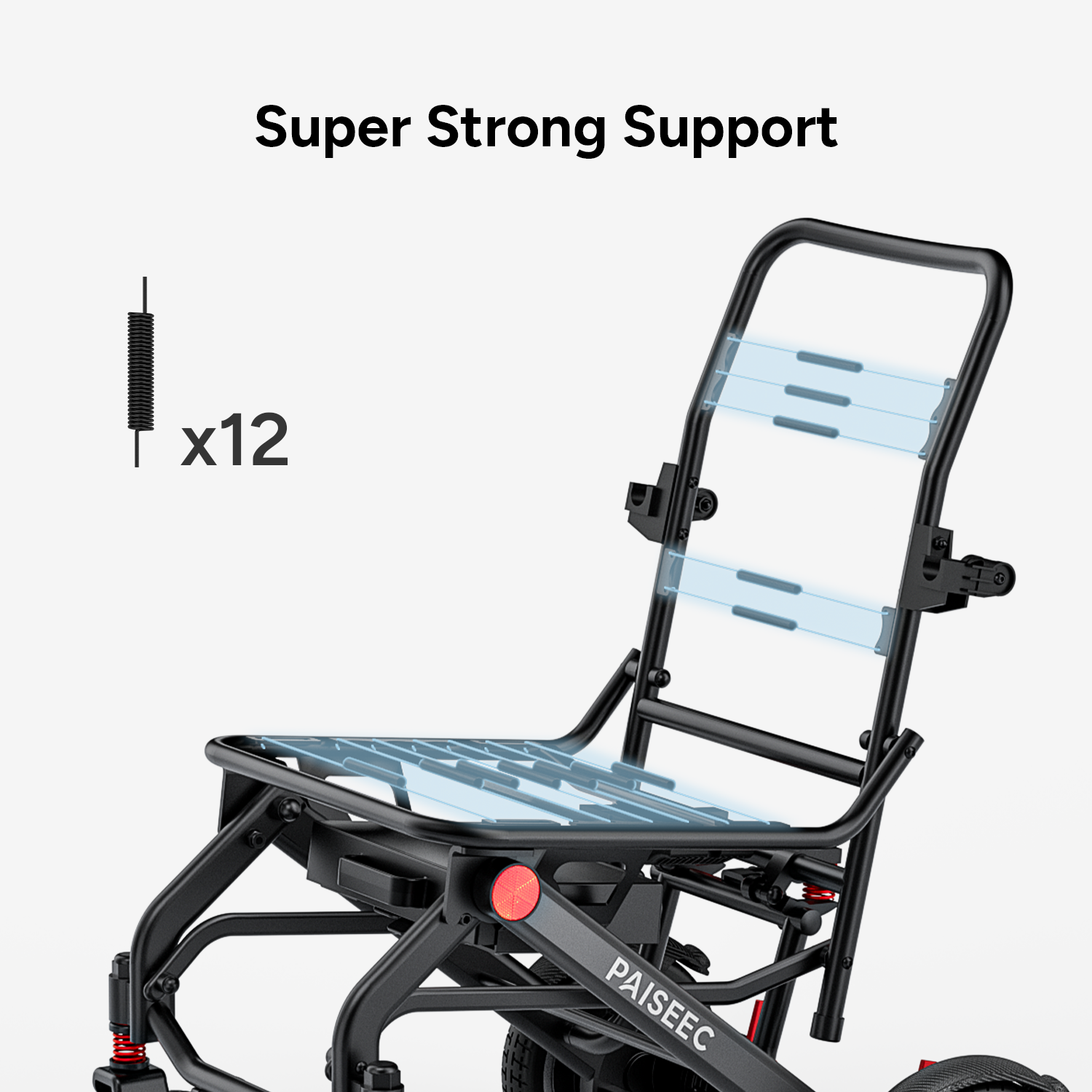 Paiseec Lightweight Electric Wheelchair Q3