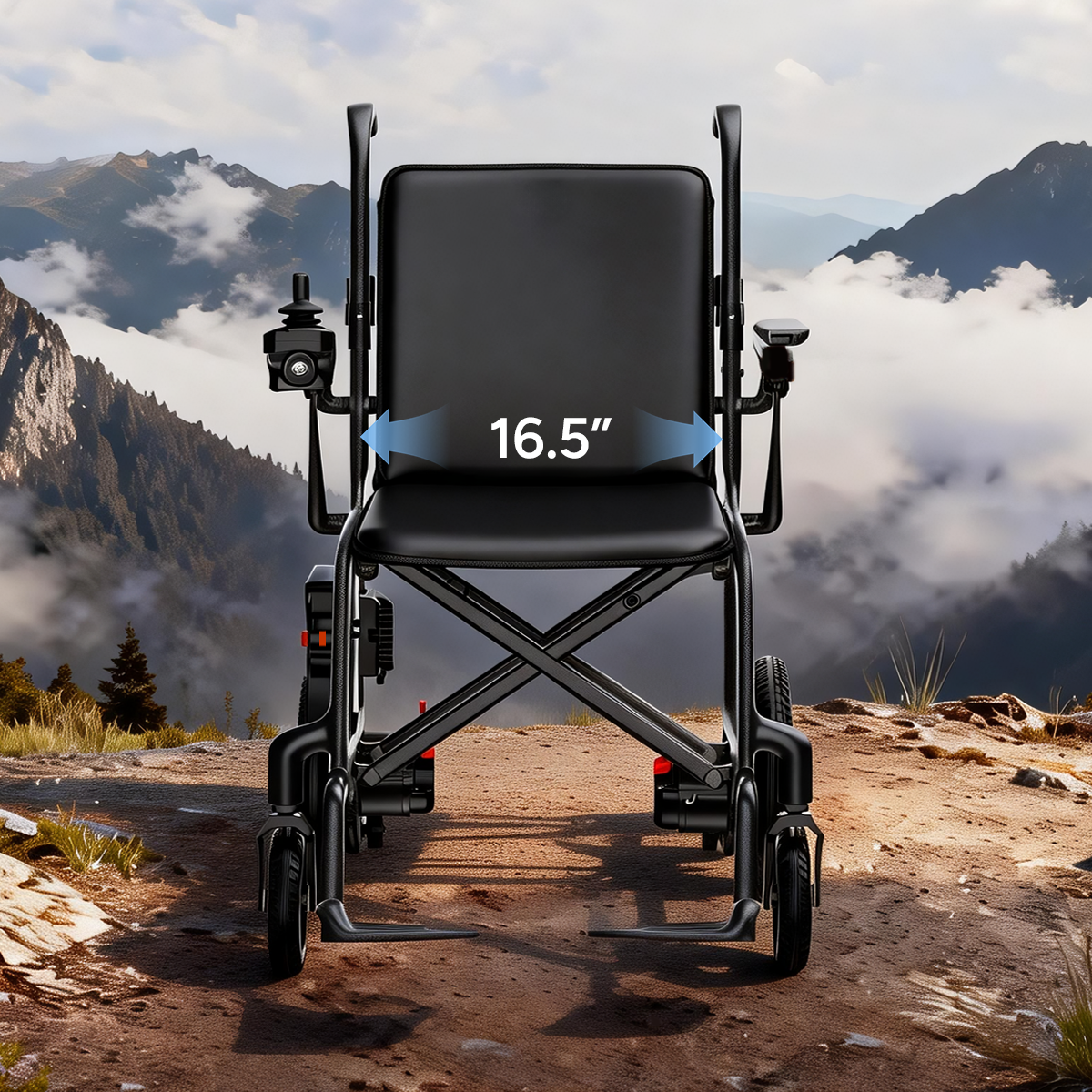 Paiseec Carbon Fiber Electric Wheelchair Q5