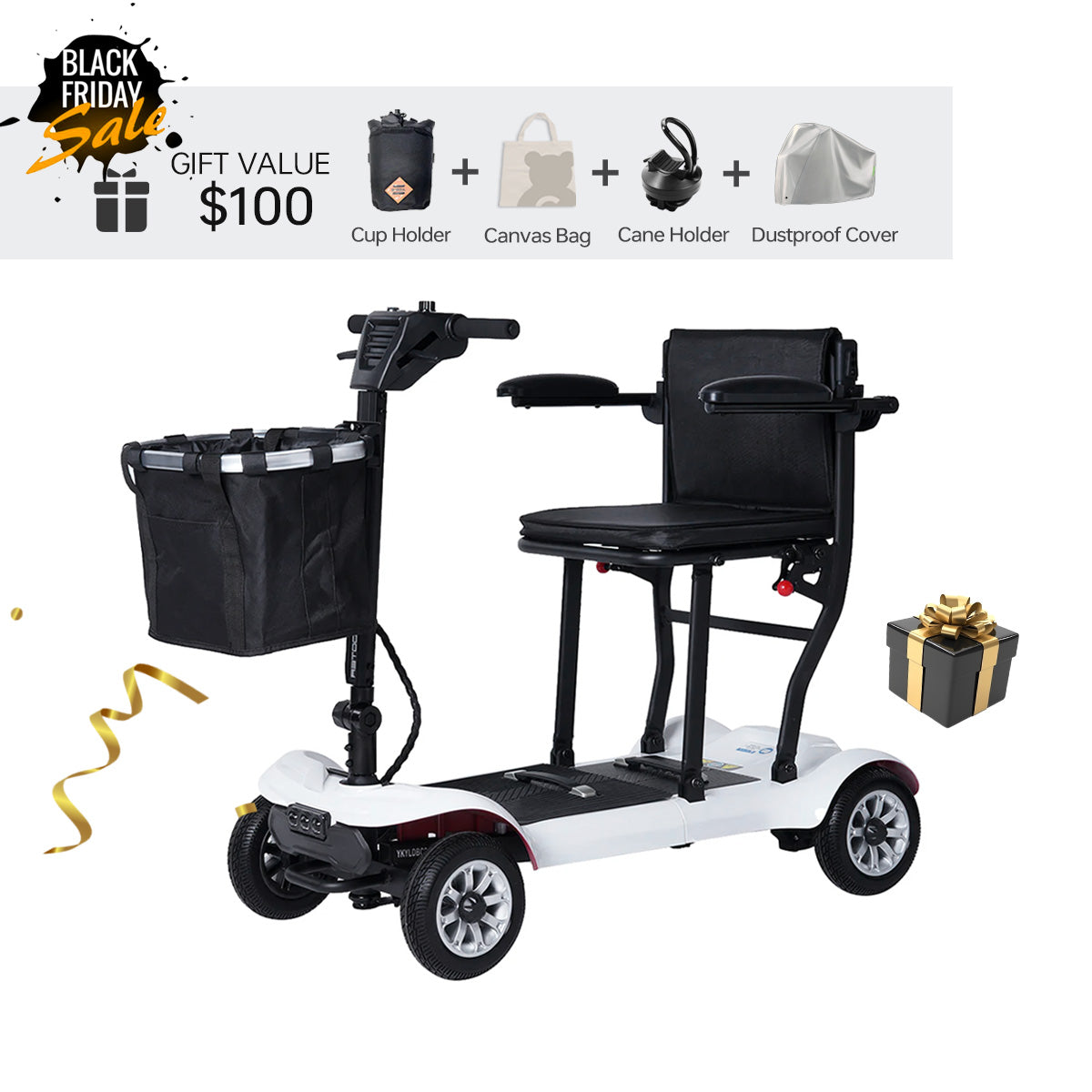 Paiseec Lightweight Mobility Scooter D3