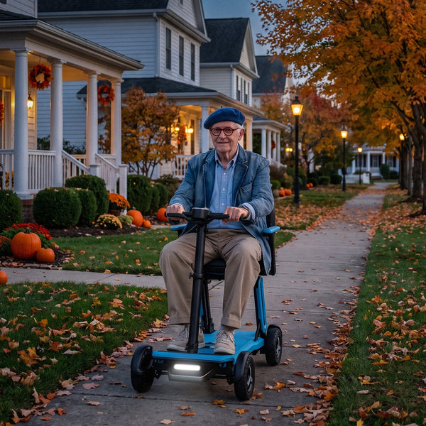 PAISEEC L5|Lightweight Mobility Scooter for Travel & Easy Transport