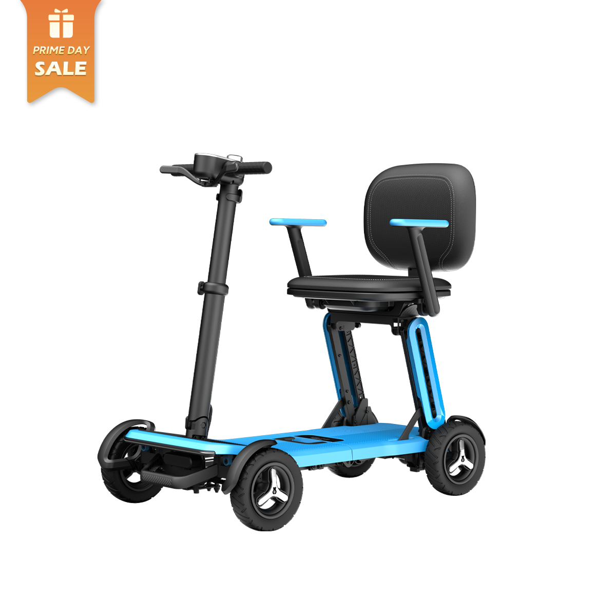 Paiseec Mobility Scooter L5 - Premium Lightweight Travel Scooter with Long Range Battery