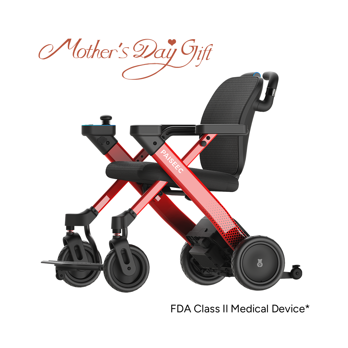 Paiseec 3-in-1 Electric Wheelchair W3