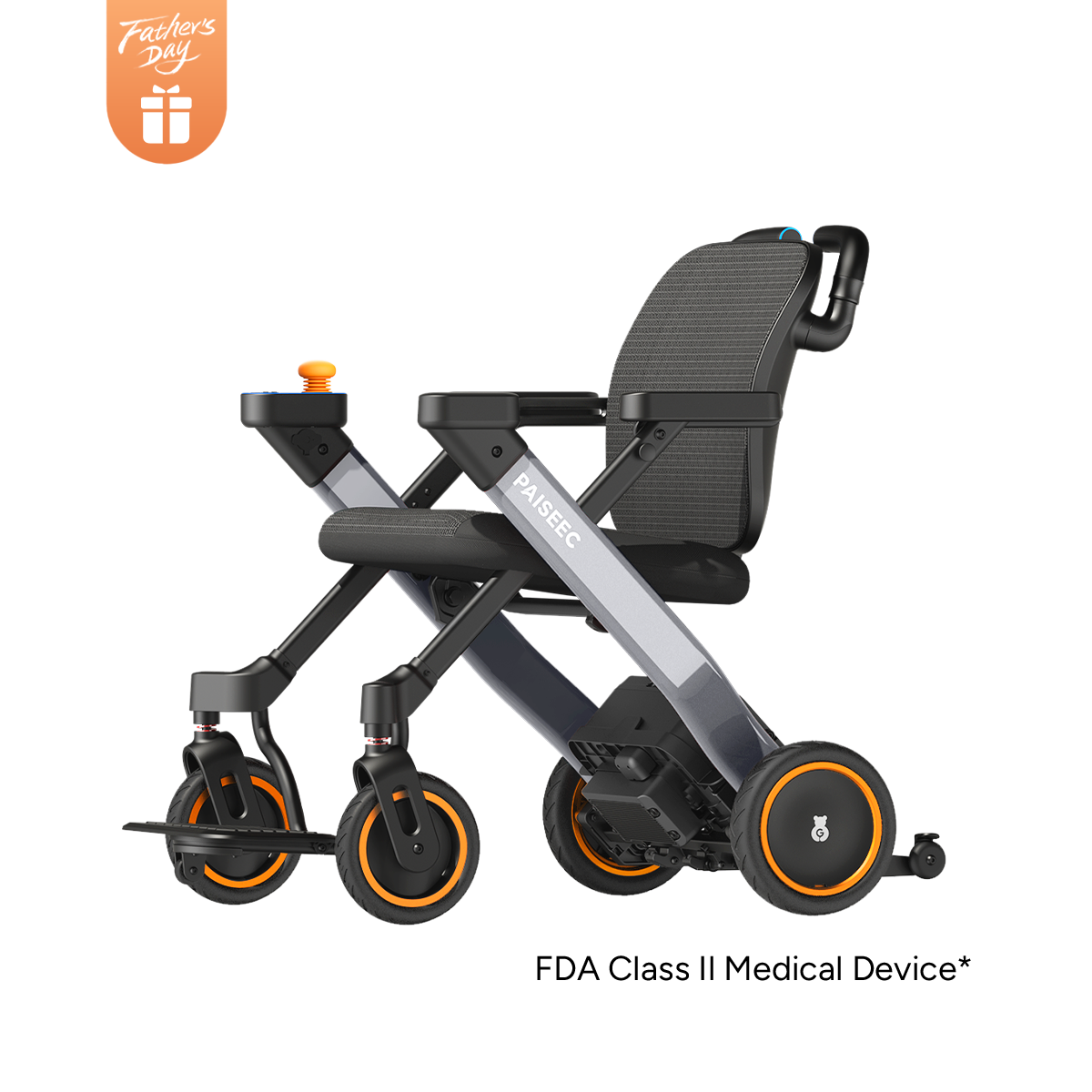 Paiseec 3-in-1 Electric Wheelchair W3