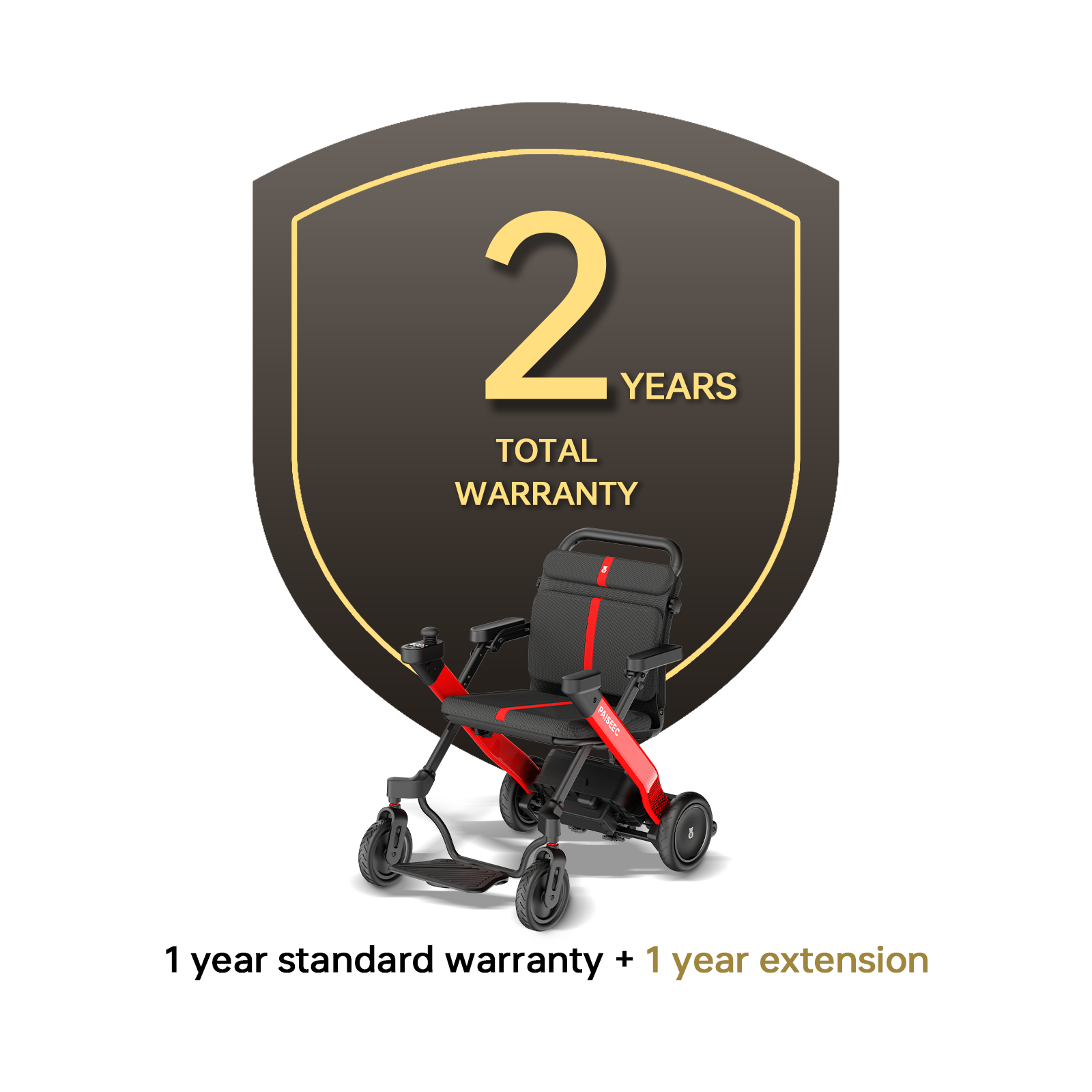 Paiseec Extended Warranty for Electric Wheelchair W1