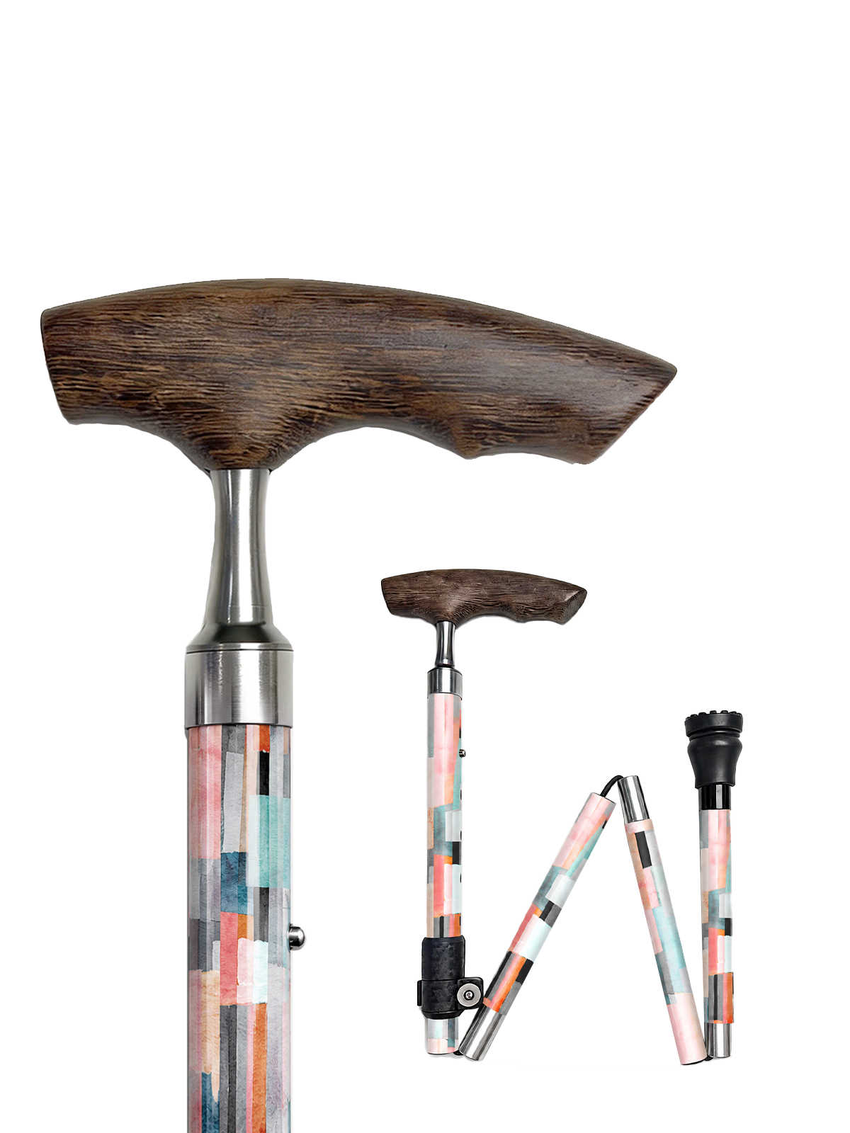 2026 Halloween Free Gift | Patterned Aluminum Cane – Lightweight Walking Cane | Paiseec – Model A1