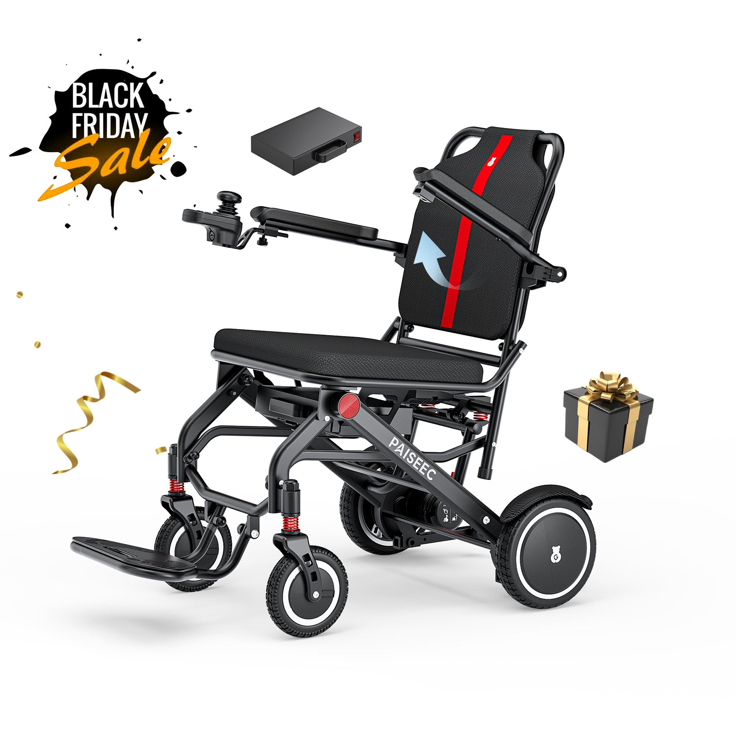 Paiseec Lightweight Electric Wheelchair Q3