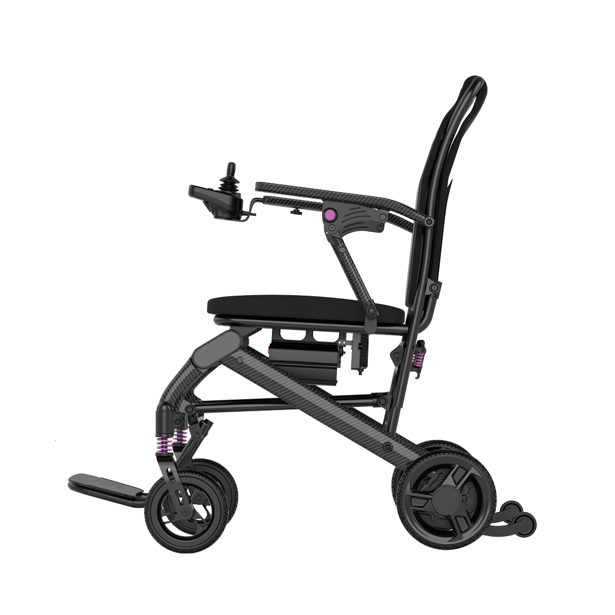 PAISEEC Q3 Carbon｜Lightweight Carbon Fiber Electric Wheelchair