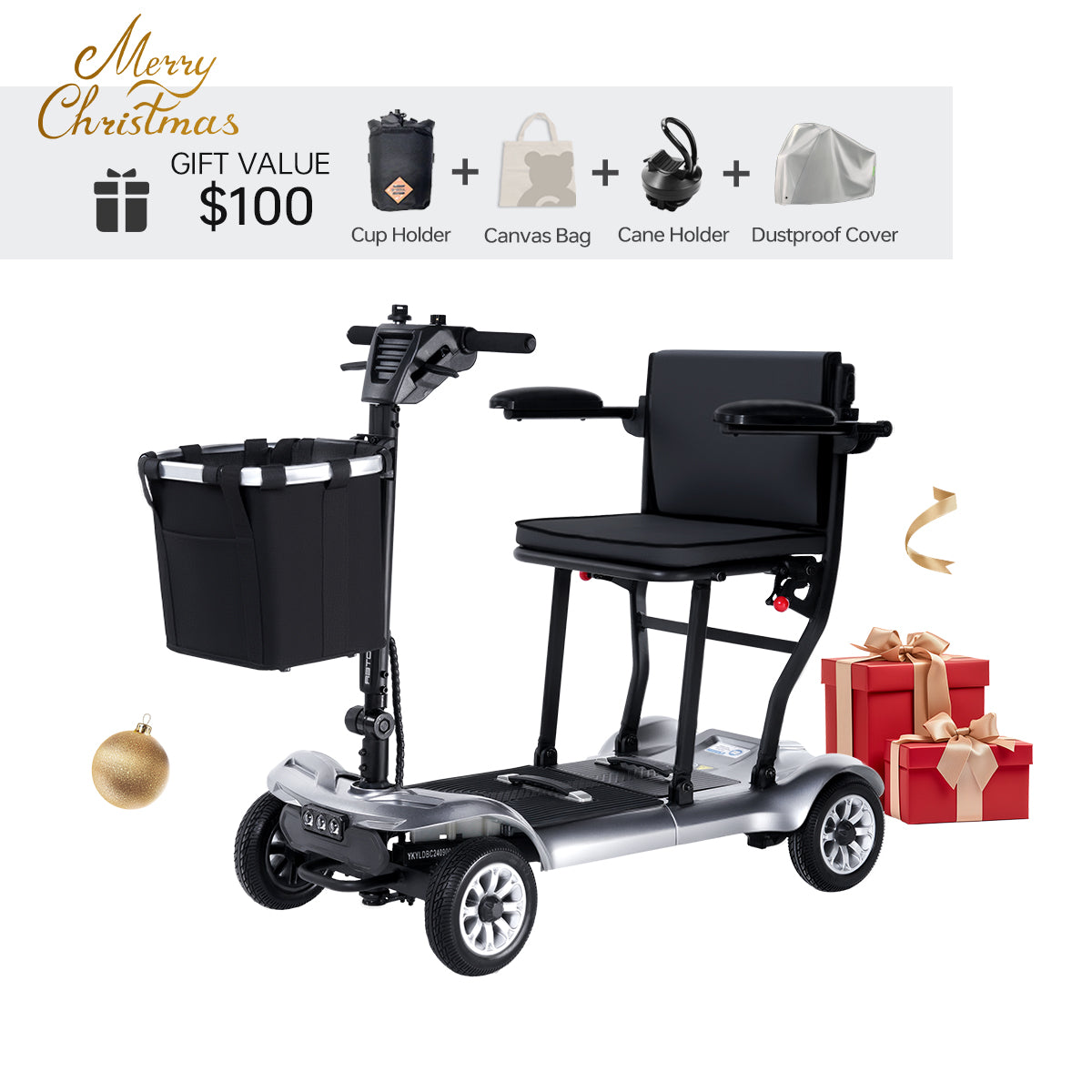 Paiseec Lightweight Mobility Scooter D3