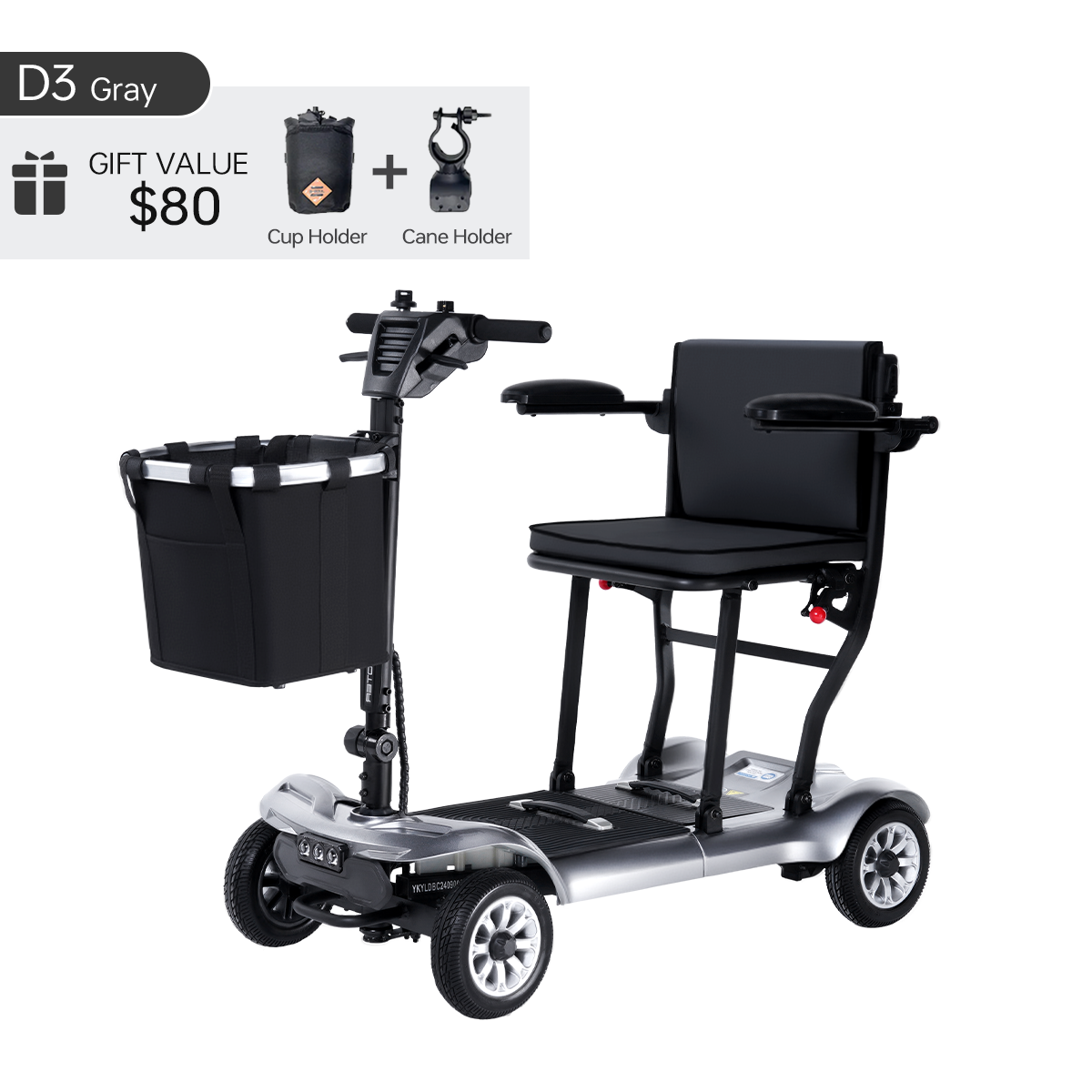 Paiseec Lightweight Mobility Scooter D3