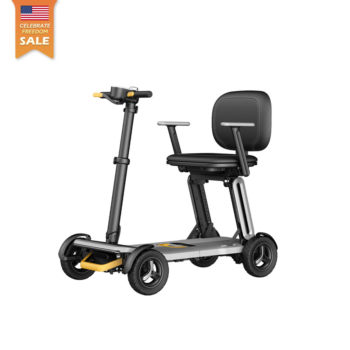 Paiseec Mobility Scooter L5 - Premium Lightweight Travel Scooter with Long Range Battery