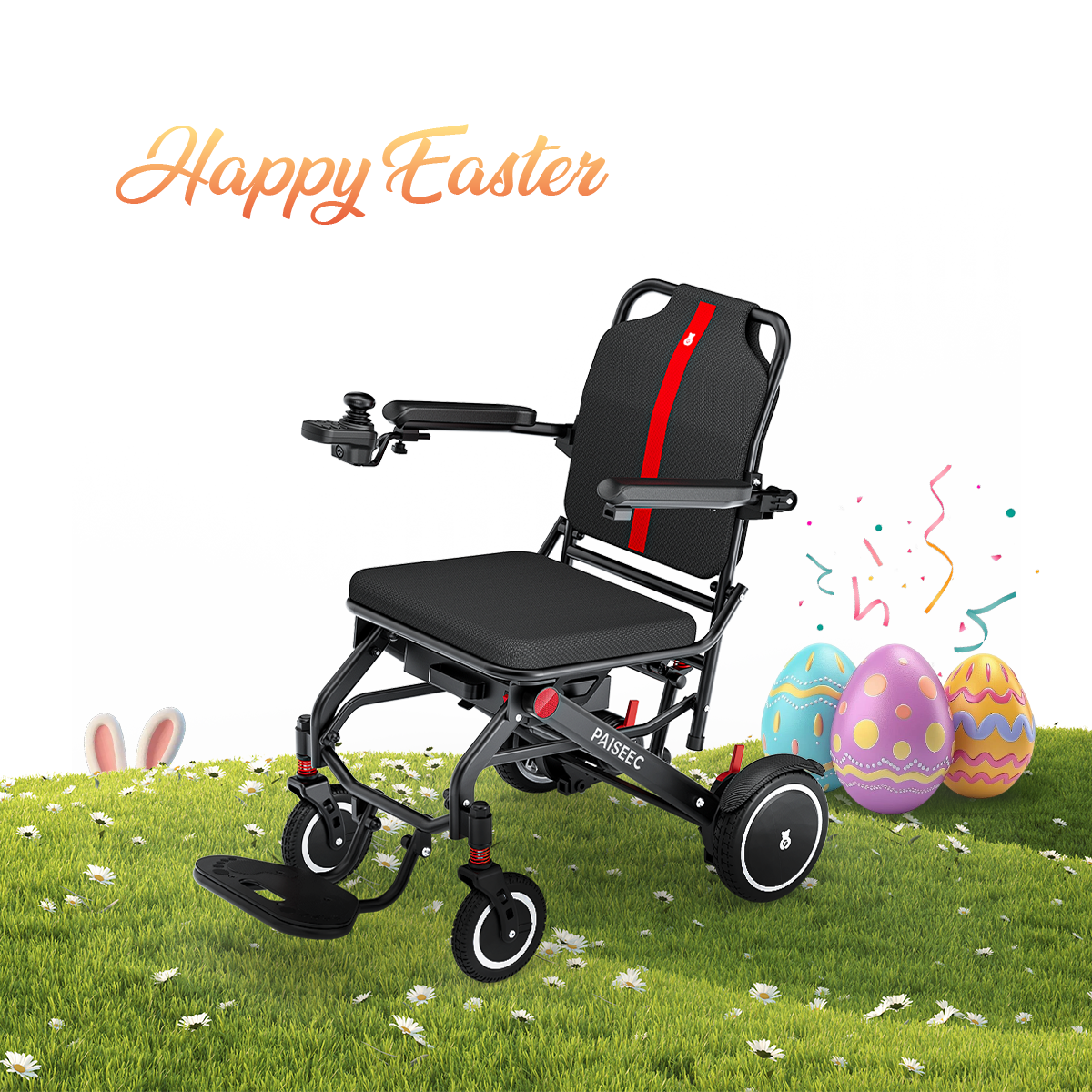 Paiseec Lightweight Electric Wheelchair Q3