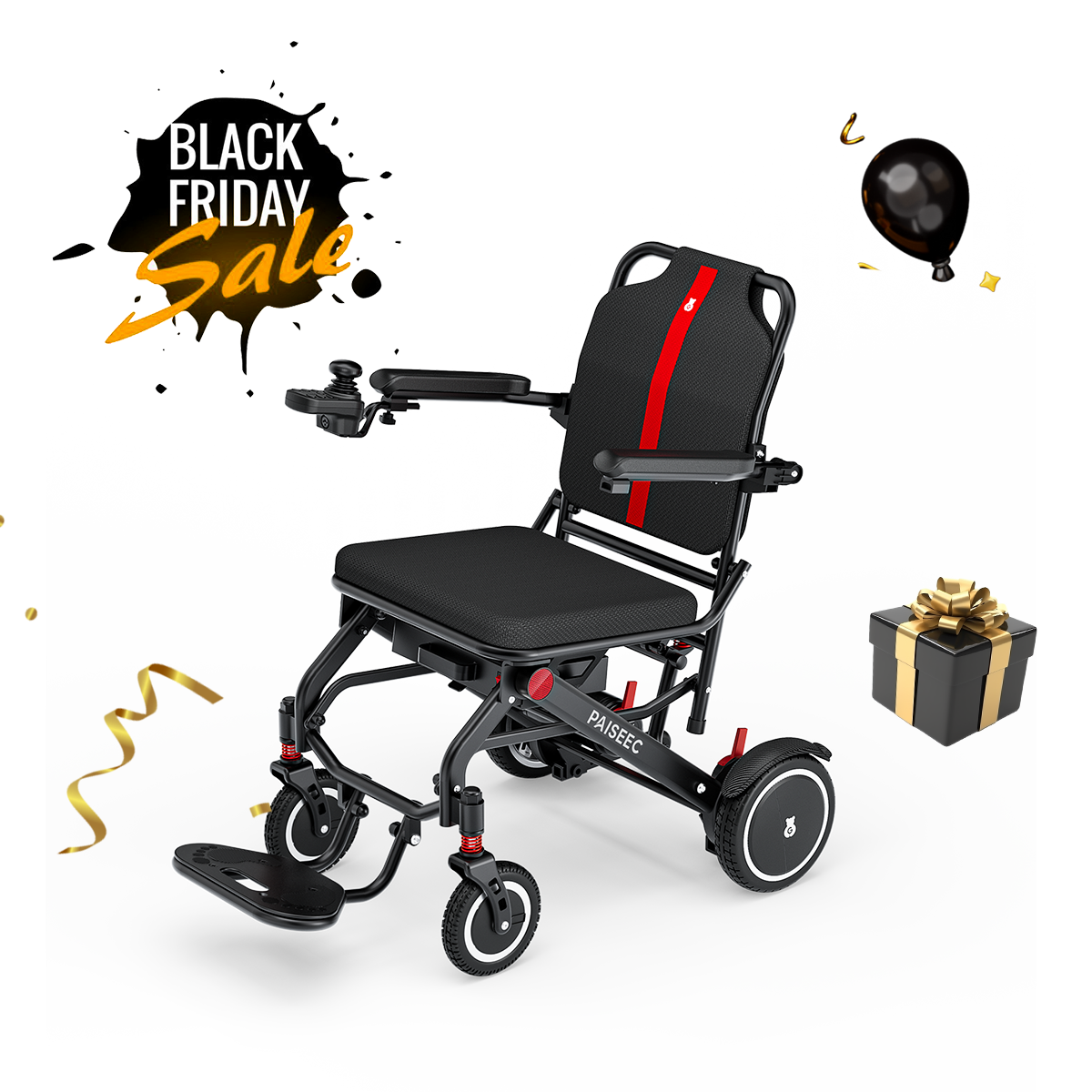 Paiseec Lightweight Electric Wheelchair Q3