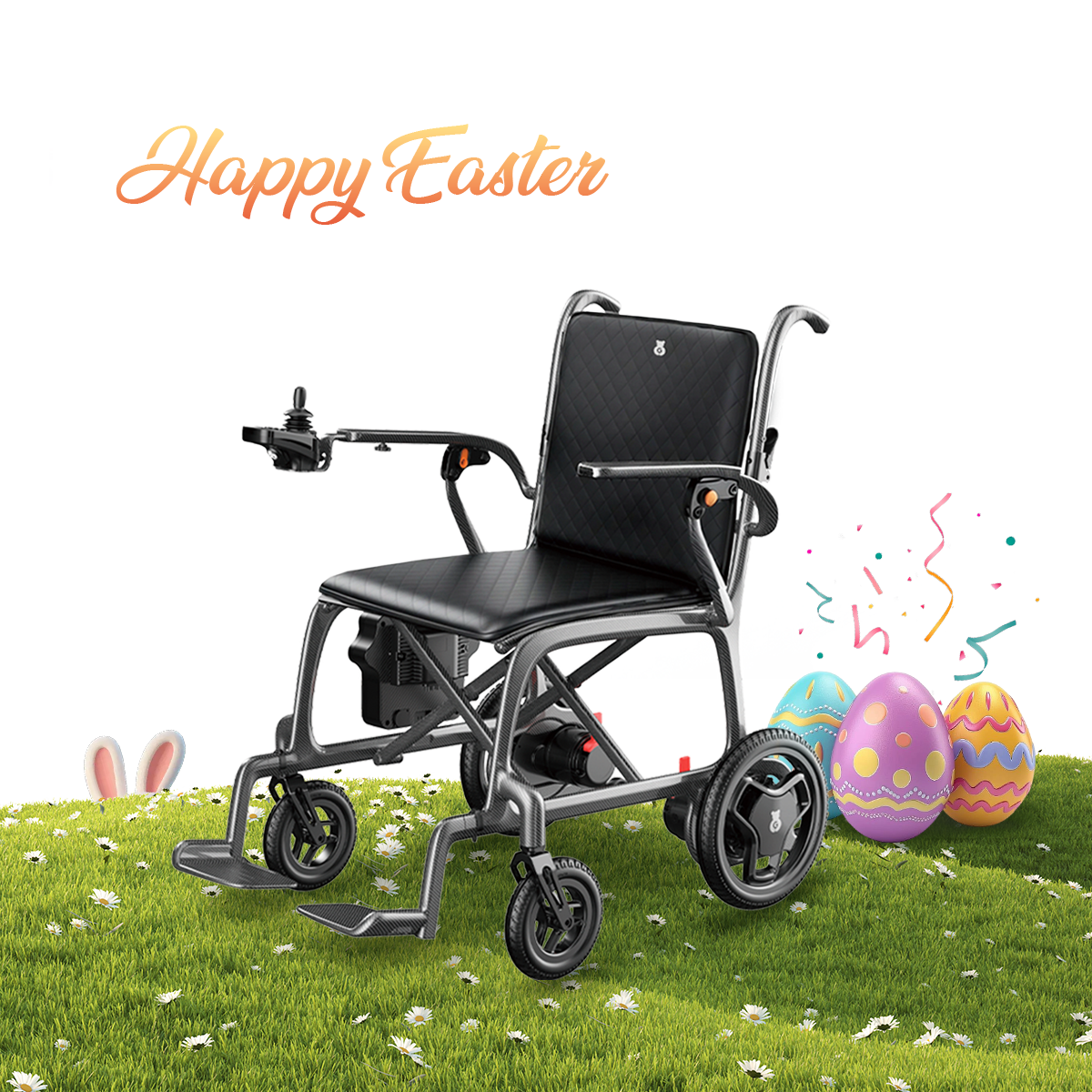 Paiseec Carbon Fiber Electric Wheelchair Q5