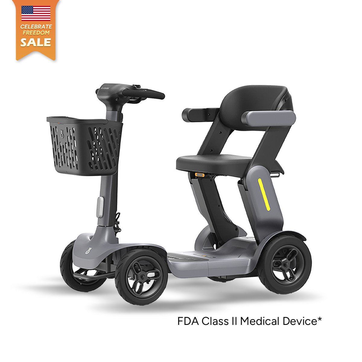 Paiseec Mobility Scooter S3 – All Terrain Scooter with Large Tires for Grass & Gravel