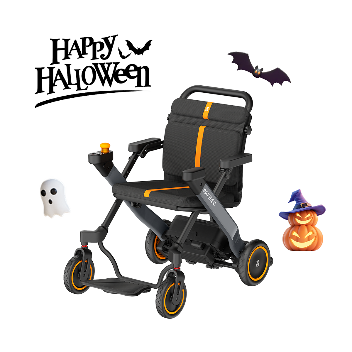 Paiseec 2-in-1 Electric Wheelchair W1
