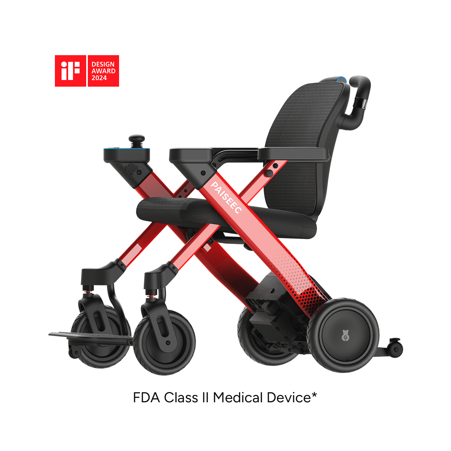 Paiseec 3-in-1 Electric Wheelchair W3