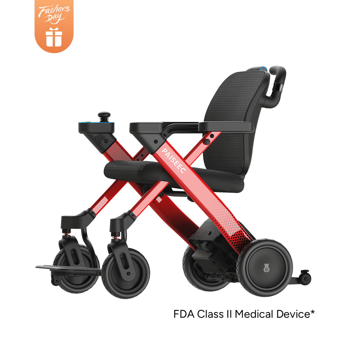 Paiseec 3-in-1 Electric Wheelchair W3