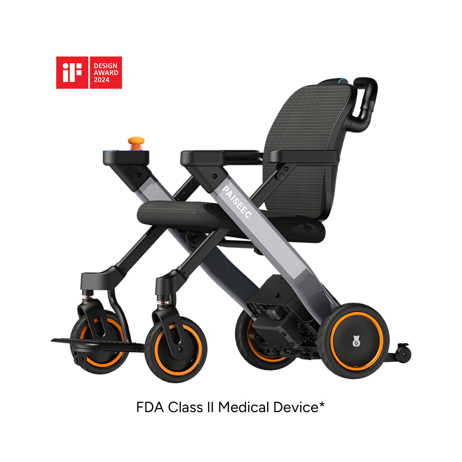 Paiseec 3-in-1 Electric Wheelchair W3