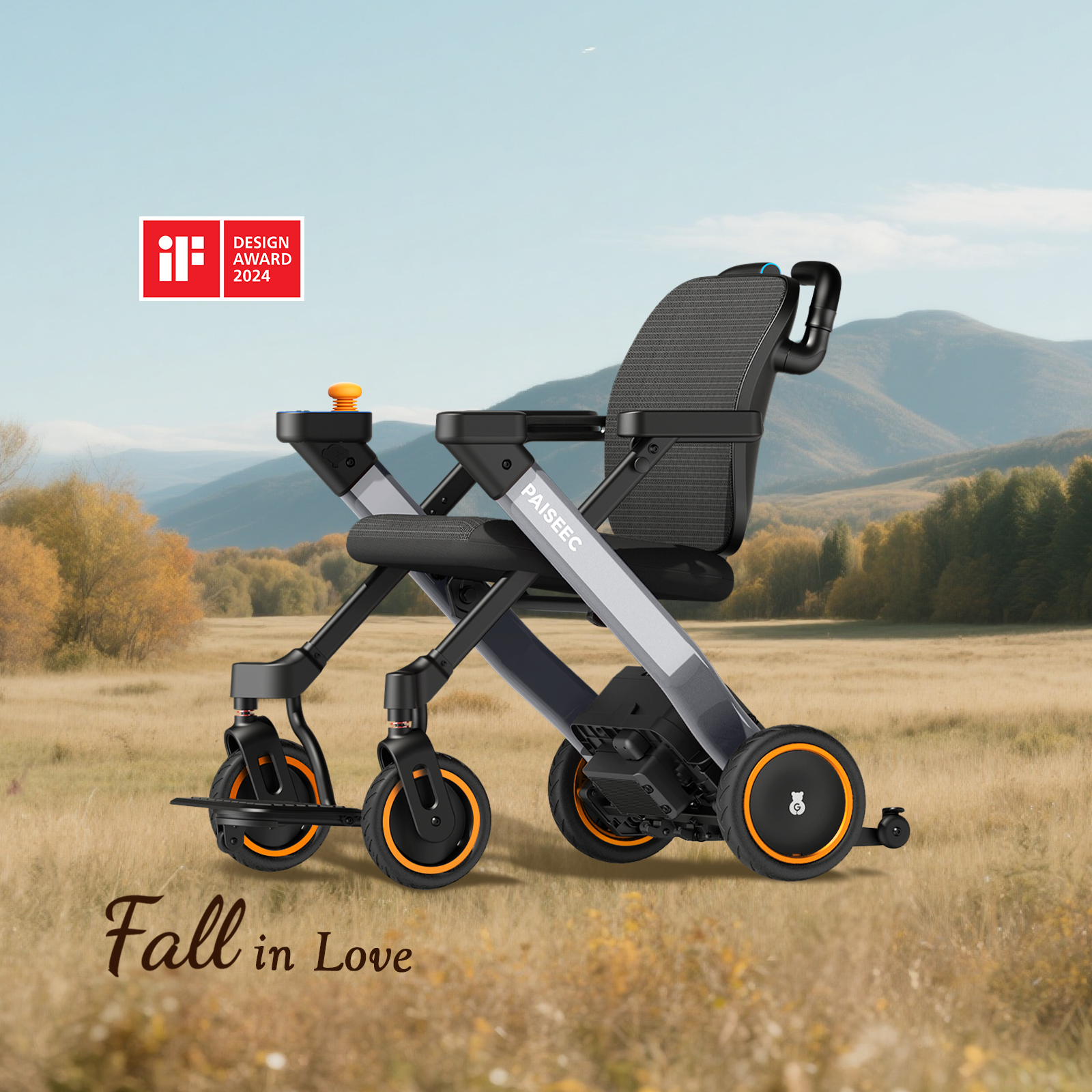 Paiseec 3-in-1 Electric Wheelchair W3